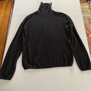 Vintage Casual Corner Annex Women’s Size Medium Navy Blue Sweater Turtleneck